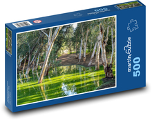 Lake - trees, forest Puzzle of 500 pieces - 46 x 30 cm 