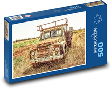 Old truck - car, countryside Puzzle of 500 pieces - 46 x 30 cm 
