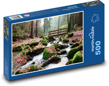 Teutoburger Wald - Fluss, Natur Puzzle 500 Teile - 46 x 30 cm