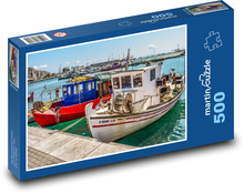 Schiffe - Hafen, Dock Puzzle 500 Teile - 46 x 30 cm