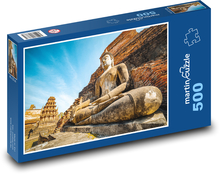 Buddha - Thailand, Ruinen Puzzle 500 Teile - 46 x 30 cm