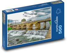 Most - řeka, voda Puzzle 500 dílků - 46 x 30 cm