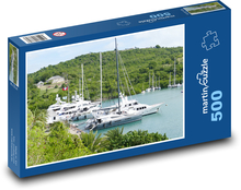 Antigua - karibské moře, léto Puzzle 500 dílků - 46 x 30 cm