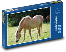 Pferd - Weide, Tier Puzzle 500 Teile - 46 x 30 cm