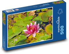 Water lily - flower, plant Puzzle of 500 pieces - 46 x 30 cm 