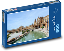 Spain - Seville, square Puzzle of 500 pieces - 46 x 30 cm 
