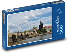 Karlsbrücke - Prag, Tschechien Puzzle 500 Teile - 46 x 30 cm