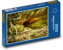 Sandstone - cave, forest Puzzle of 500 pieces - 46 x 30 cm 