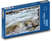 Rieka - potok, voda Puzzle 500 dielikov - 46 x 30 cm 