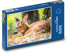Jeleň - kolouch, les Puzzle 500 dielikov - 46 x 30 cm