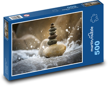 Stones - water, nature Puzzle of 500 pieces - 46 x 30 cm 