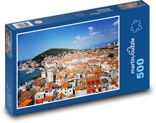 Split - Chorvatsko, město Puzzle 500 dílků - 46 x 30 cm