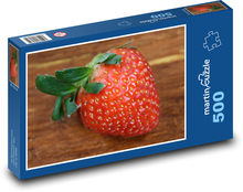 Erdbeere - Obst, Lebensmittel Puzzle 500 Teile - 46 x 30 cm