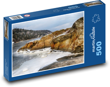 More - skaly, ľad Puzzle 500 dielikov - 46 x 30 cm 