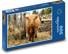 Cow - horns, farm Puzzle of 500 pieces - 46 x 30 cm 