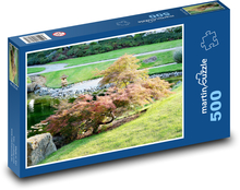 Japonská zahrada - javor, stromy Puzzle 500 - 46x30 cm