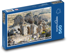 Ruins - hill, architecture Puzzle of 500 pieces - 46 x 30 cm 