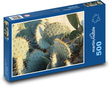 Kaktus - słońce, pustynia Puzzle 500 elementów - 46x30 cm
