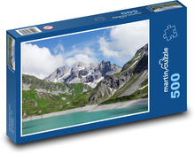 Lünersee - jezero, Rakousko Puzzle 500 dílků - 46 x 30 cm