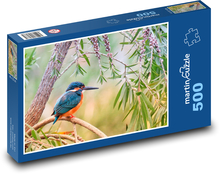Kingfisher - bird, nature Puzzle of 500 pieces - 46 x 30 cm