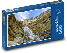 Wasserfall - Fluss, Felsen Puzzle 500 Teile - 46 x 30 cm