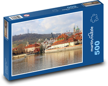 Praha - Vltava, město Puzzle 500 dílků - 46 x 30 cm
