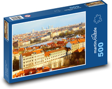 Praha - město, zahrada  Puzzle 500 dílků - 46 x 30 cm