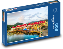 Roatan - Honduras, port Puzzle 500 elementów - 46x30 cm