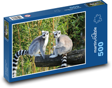 Lemur - Madagaskar, opice Puzzle 500 dílků - 46 x 30 cm