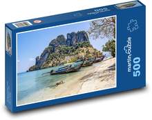Thailand - boats, reef Puzzle of 500 pieces - 46 x 30 cm 