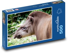 Tapir - zwierzę, Ameryka Południowa Puzzle 500 elementów - 46x30 cm