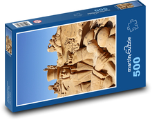 Písková socha - písek, umělecká díla  Puzzle 500 dílků - 46 x 30 cm