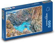 Rock - reef, sea Puzzle of 500 pieces - 46 x 30 cm 