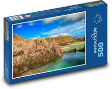 Sea - cliffs, rocks Puzzle of 500 pieces - 46 x 30 cm 