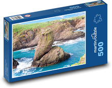 Útesy - vlny, moře Puzzle 500 dílků - 46 x 30 cm