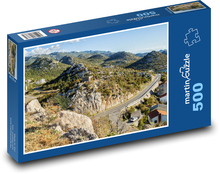 Croatia - rocks, roads Puzzle of 500 pieces - 46 x 30 cm 