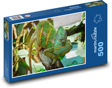 Kameleon - jaszczurka, gad Puzzle 500 elementów - 46x30 cm