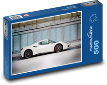 Ferrari - sportovní auto, motor Puzzle 500 dílků - 46 x 30 cm