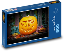 Halloween pumpkin - decoration, autumn Puzzle of 500 pieces - 46 x 30 cm 