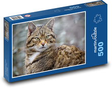 Mačka - zviera, domáce zviera Puzzle 500 dielikov - 46 x 30 cm 