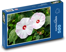 Riesenhibiskus - Blume, Garten Puzzle 500 Teile - 46 x 30 cm