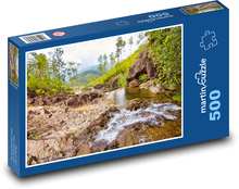 Príroda - les, rieka Puzzle 500 dielikov - 46 x 30 cm