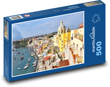 Neapol - miasto, Włochy Puzzle 500 elementów - 46x30 cm