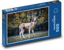 Reh - Hirsch, Geweih Puzzle 500 Teile - 46 x 30 cm