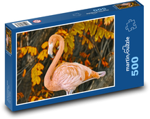Plameniak - Ružový vták Puzzle 500 dielikov - 46 x 30 cm 