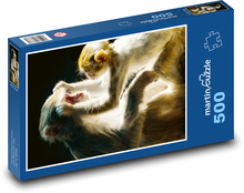 Opice - primát, mládě Puzzle 500 dílků - 46 x 30 cm