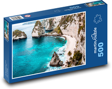 Oceán - pláž, pobrežie Puzzle 500 dielikov - 46 x 30 cm 
