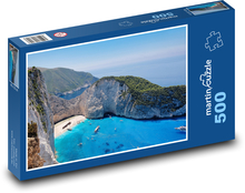 Plaża - morze, wybrzeże Puzzle 500 elementów - 46x30 cm