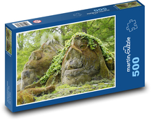 Skaly - trollovia, mýtické bytosti Puzzle 500 dielikov - 46 x 30 cm 