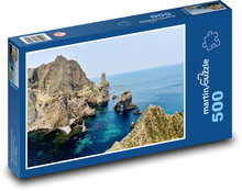 Dokdo - Japan, Felsen Puzzle 500 Teile - 46 x 30 cm